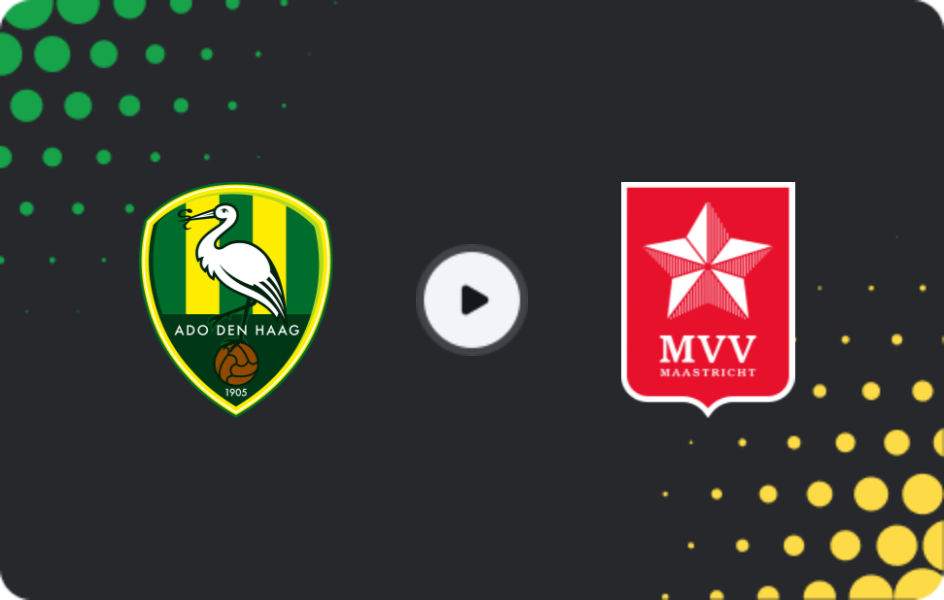 Where to watch ADO Den Haag — MVV, Eerste Divisie, 13.02.2026