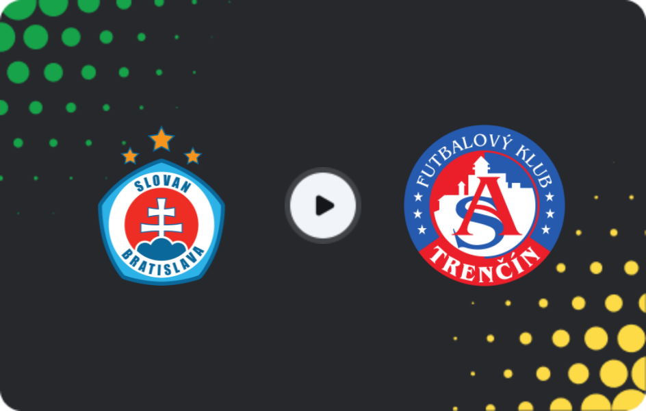 Where to watch Slovan Bratislava — AS Trencin, Super Liga, 14.02.2026