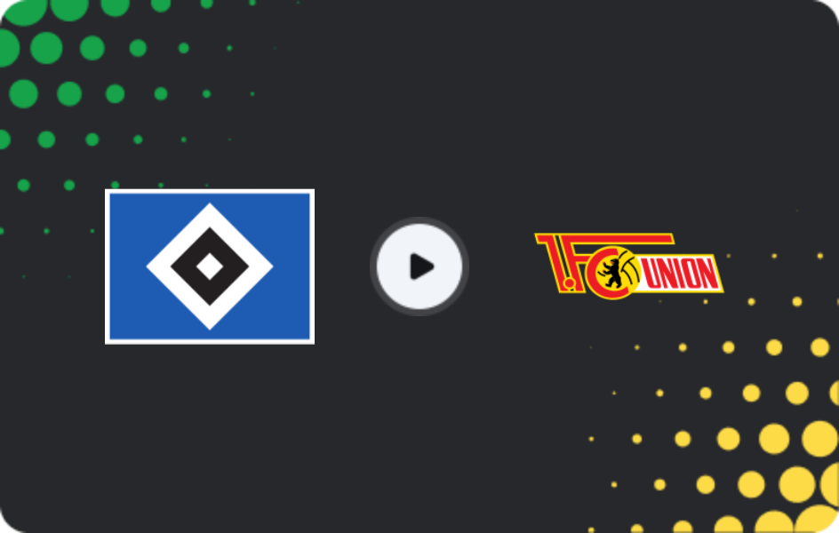 Where to watch Hamburger — Union Berlin, Bundesliga, 14.02.2026
