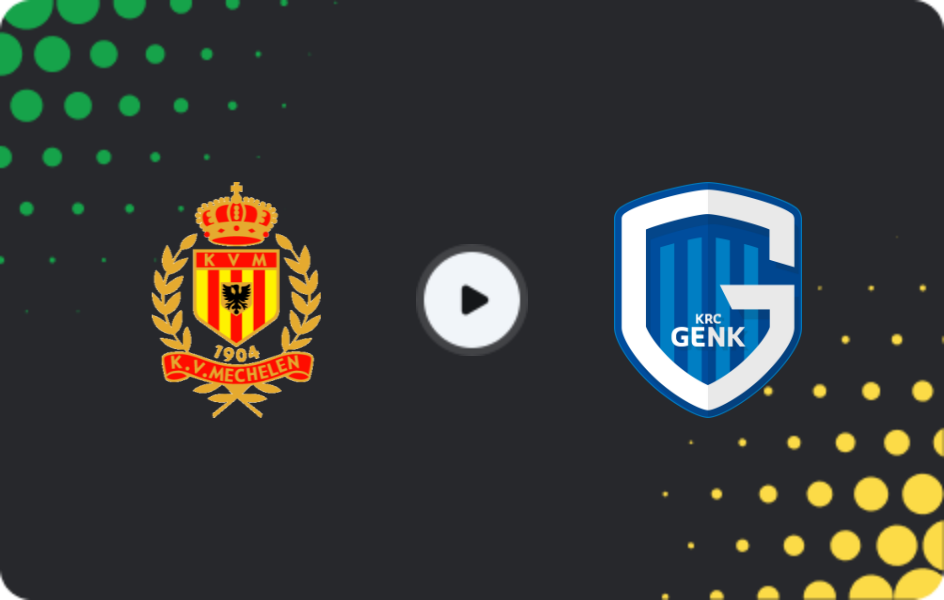 Where to watch Mechelen — Genk, Jupiler Pro League, 14.02.2026