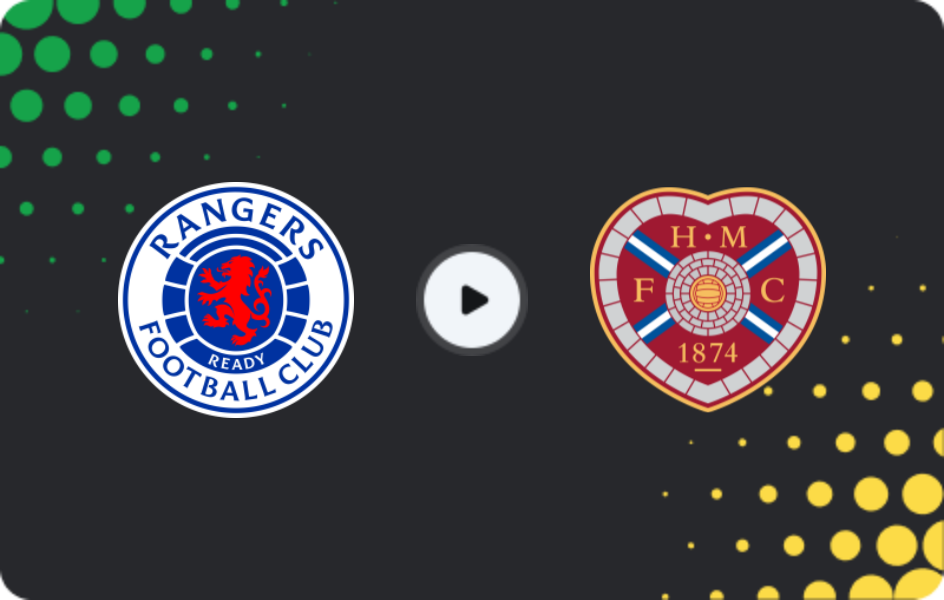 Where to watch Rangers — Hearts, Premiership, 15.02.2026