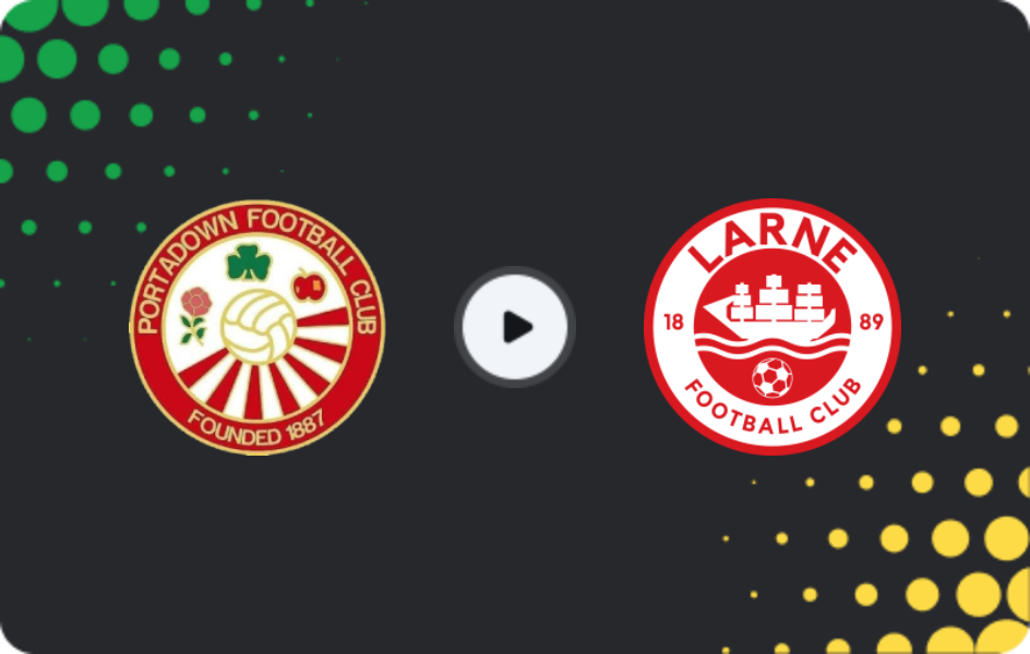 Where to watch Portadown — Larne, Premiership, 14.02.2026