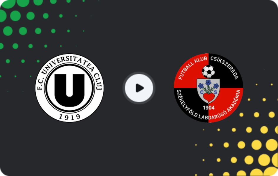 Where to watch Universitatea Cluj — Csikszereda, Liga I, 14.02.2026