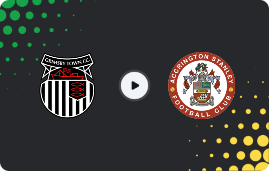 Where to watch Grimsby Town — Accrington Stanley, League Two, 14.02.2026