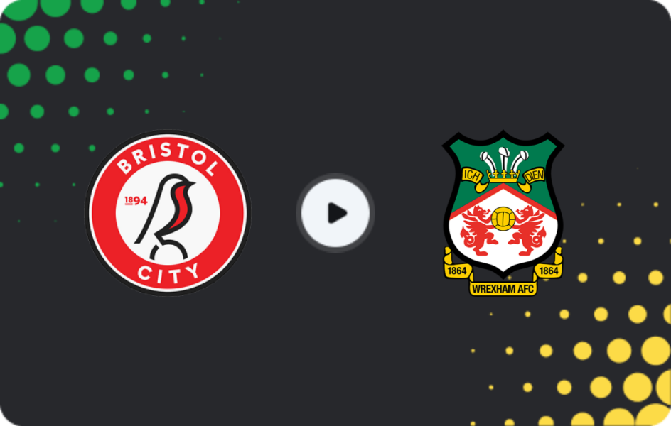 Where to watch Bristol City — Wrexham, Championship, 13.02.2026