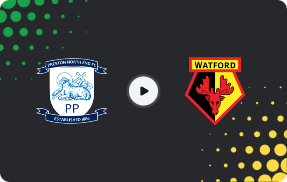 Where to watch Preston — Watford, Championship, 14.02.2026