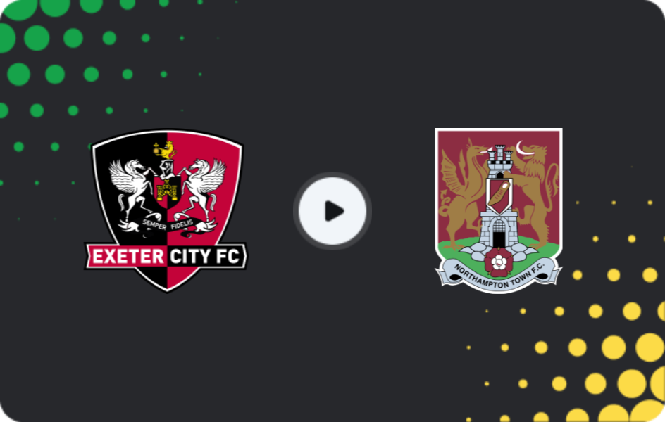Where to watch Exeter City — Northampton, League One, 14.02.2026