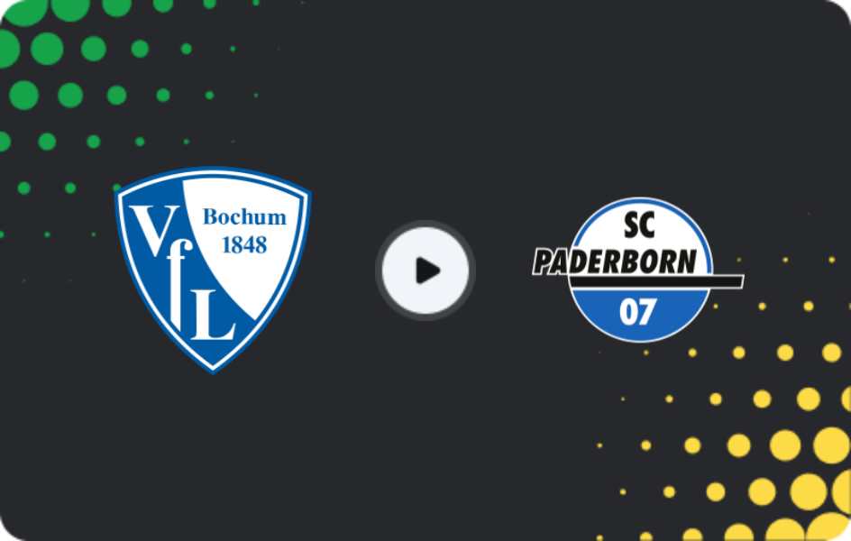 Where to watch Bochum — Paderborn 07, 2. Bundesliga, 15.02.2026