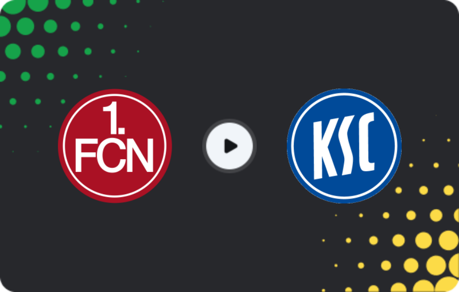 Where to watch Nürnberg — Karlsruher, 2. Bundesliga, 13.02.2026