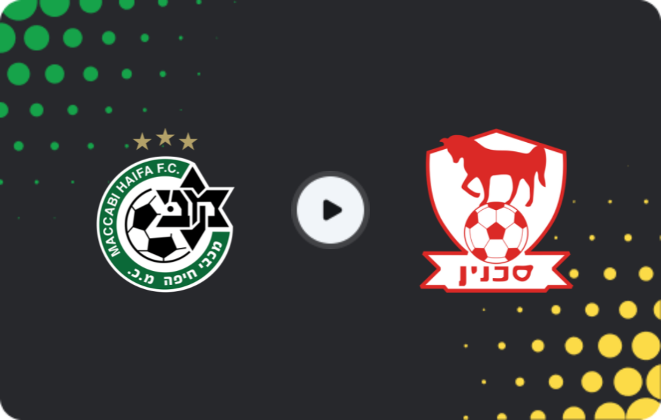 Where to watch Maccabi Haifa — Bnei Sakhnin, Ligat Ha'al, 14.02.2026