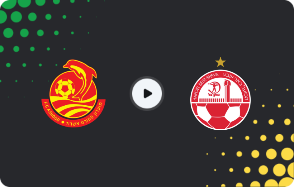 Where to watch Ashdod — Hapoel Beer Sheva, Ligat Ha'al, 14.02.2026