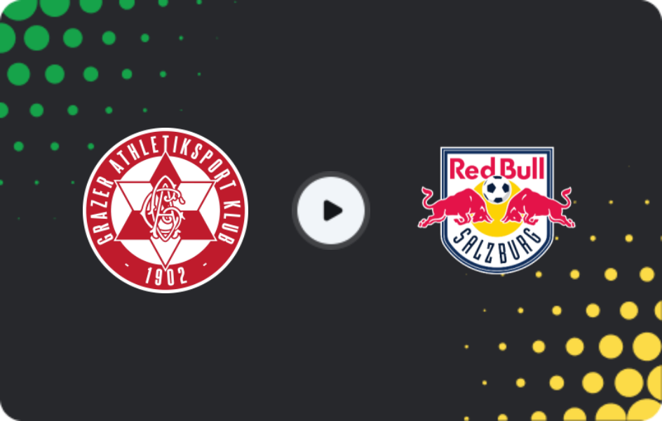 Where to watch Grazer AK — Red Bull Salzburg, Bundesliga, 14.02.2026