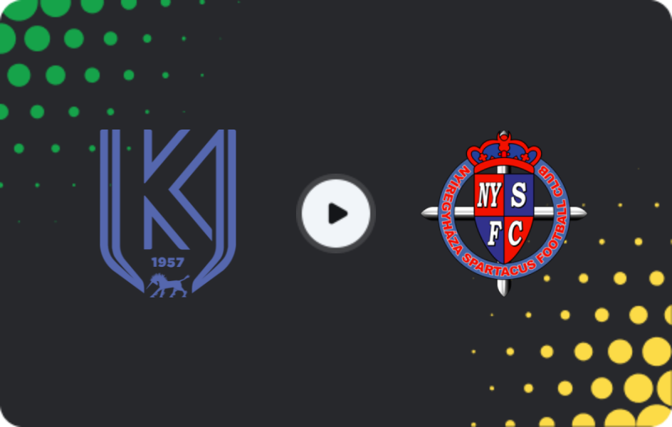 Where to watch Kazincbarcikai — Nyiregyhaza, NB I, 14.02.2026