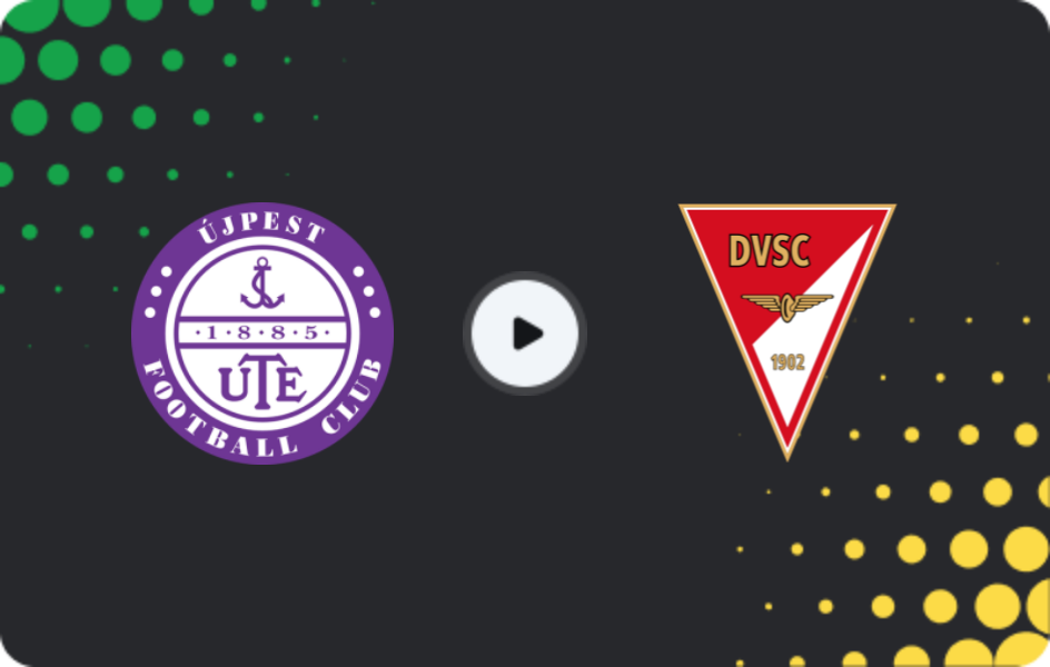 Where to watch Ujpest — Debrecen, NB I, 14.02.2026
