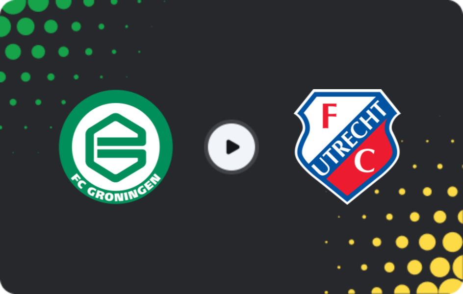 Where to watch Groningen — Utrecht, Eredivisie, 14.02.2026