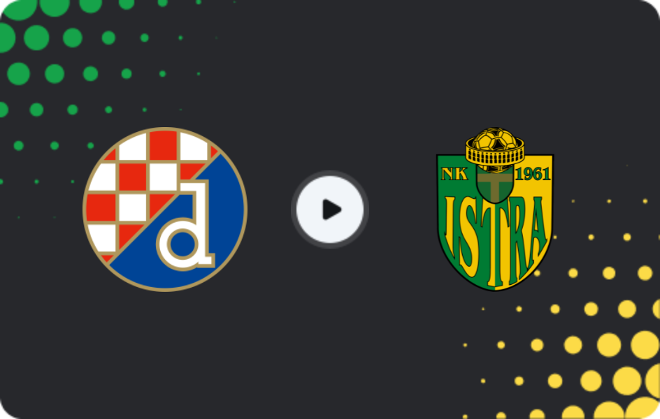 Where to watch Dinamo Zagreb — Istra 1961, HNL, 14.02.2026