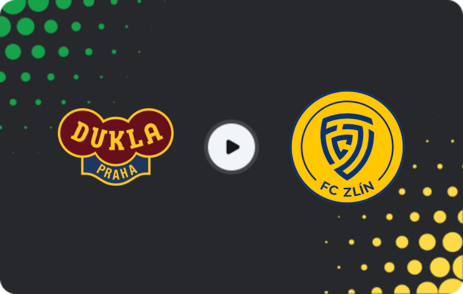 Where to watch Dukla Praha — Zlin, First Liga, 14.02.2026