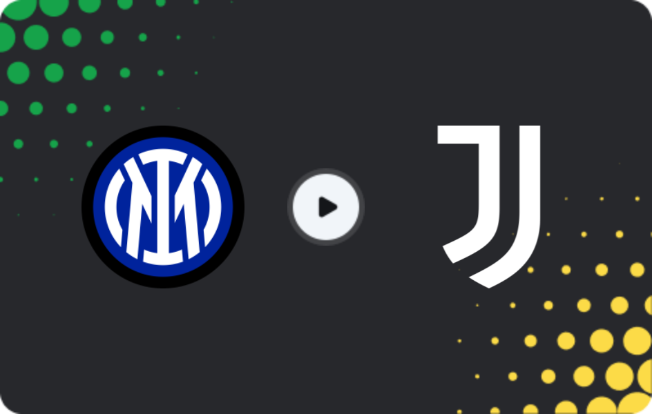 Where to watch Inter — Juventus, Serie A, 15.02.2026