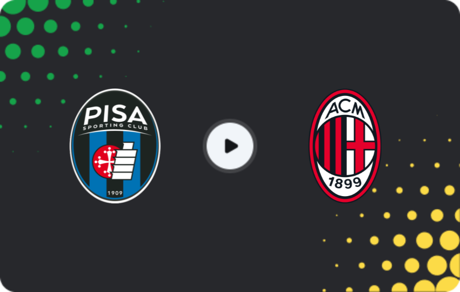 Where to watch Pisa — Milan, Serie A, 15.02.2026