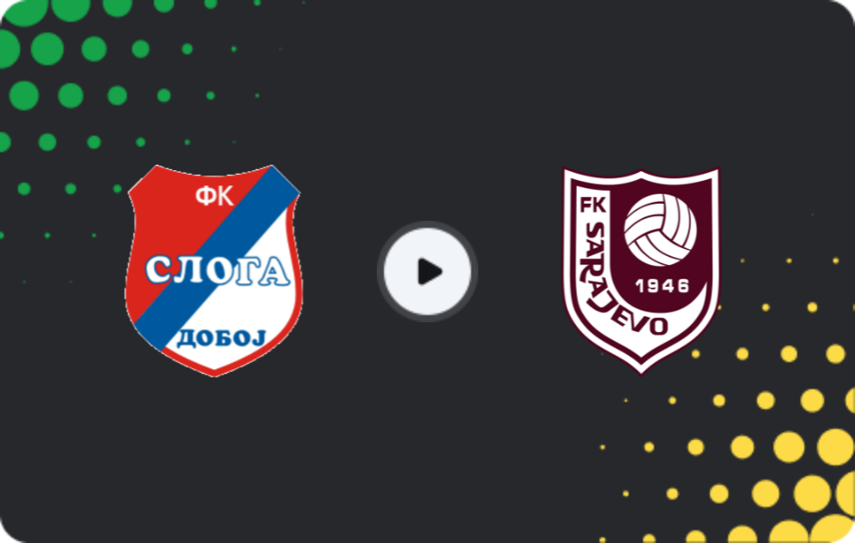 Where to watch Sloga Doboj — FK Sarajevo, Premijer Liga, 14.02.2026