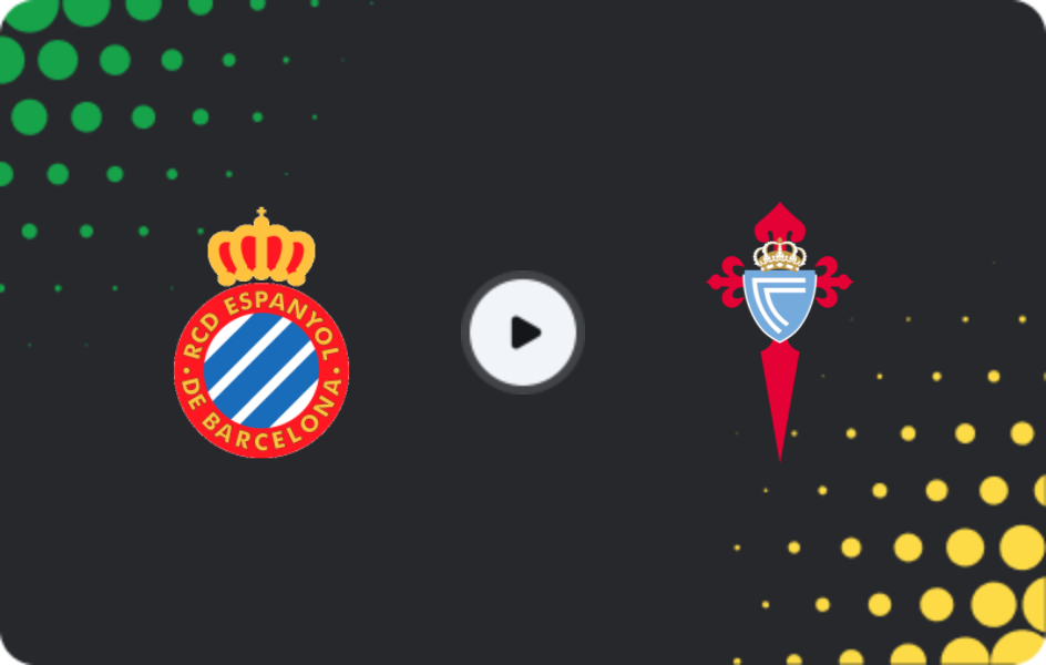 Where to watch Espanyol — Celta, La Liga, 15.02.2026