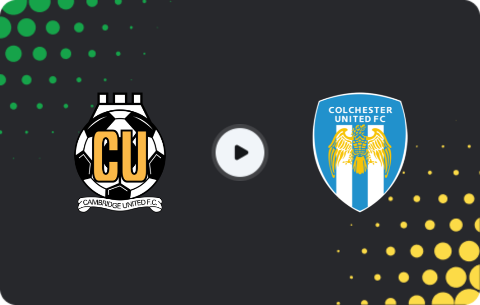 Where to watch Cambridge United — Colchester, League Two, 17.02.2026
