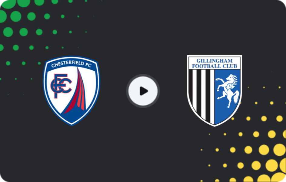 Where to watch Chesterfield — Gillingham, League Two, 17.02.2026