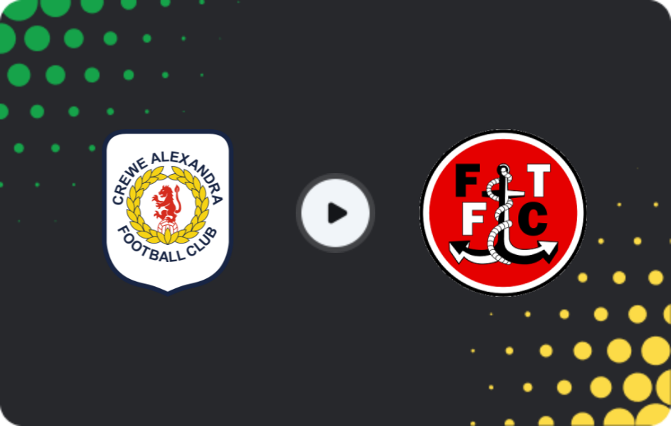 Where to watch Crewe Alexandra — Fleetwood Town, League Two, 17.02.2026