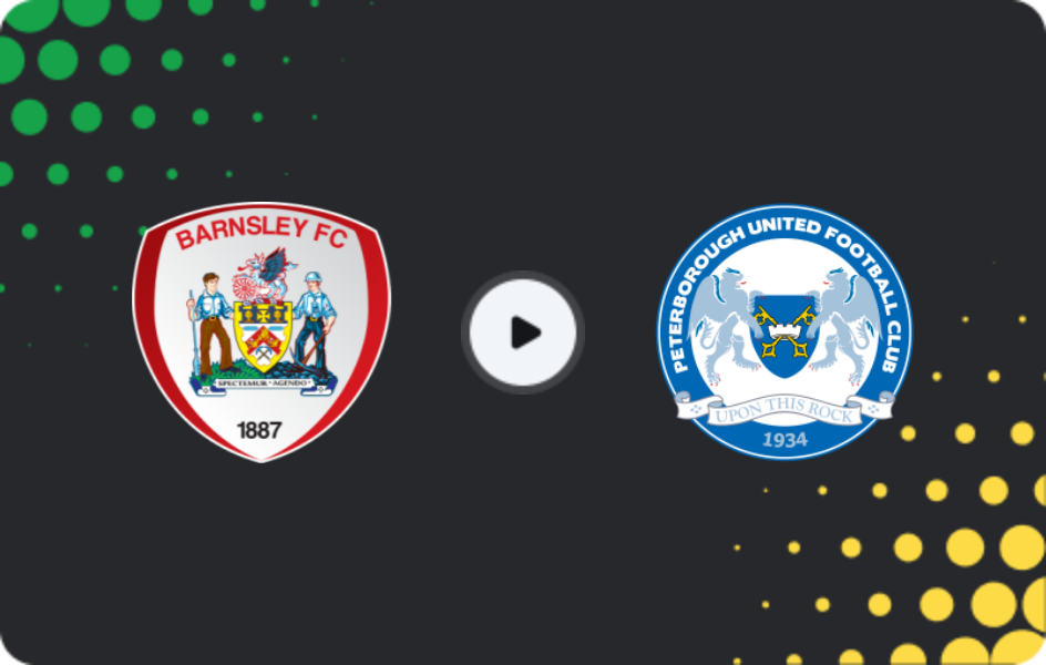 Where to watch Barnsley — Peterborough, League One, 17.02.2026