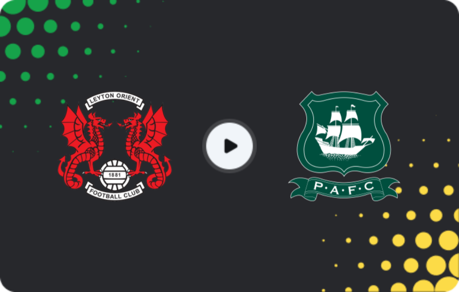 Where to watch Leyton Orient — Plymouth Argyle, League One, 17.02.2026