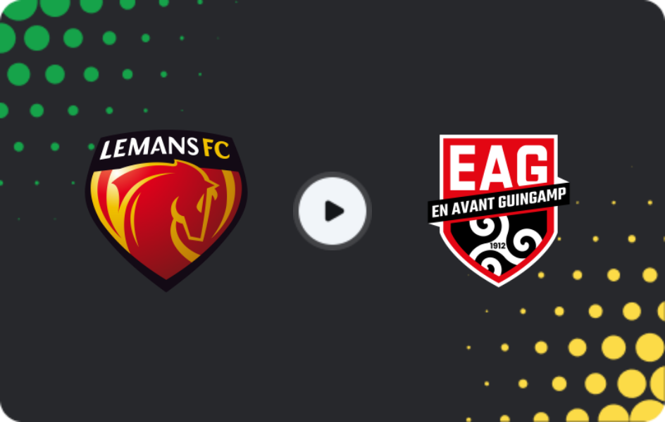 Where to watch Le Mans — Guingamp, Ligue 2, 23.02.2026