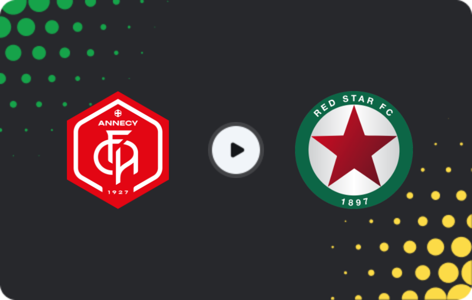 Where to watch Annecy — Red Star, Ligue 2, 20.02.2026