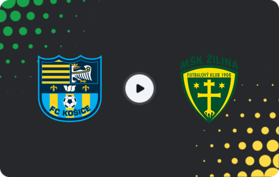 Where to watch FK Košice — Žilina, Super Liga, 21.02.2026