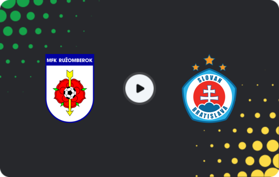 Where to watch Ružomberok — Slovan Bratislava, Super Liga, 21.02.2026