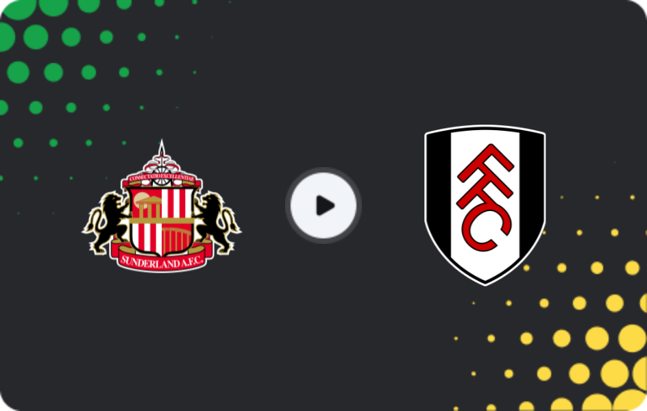 Where to watch Sunderland — Fulham, Premier League, 22.02.2026