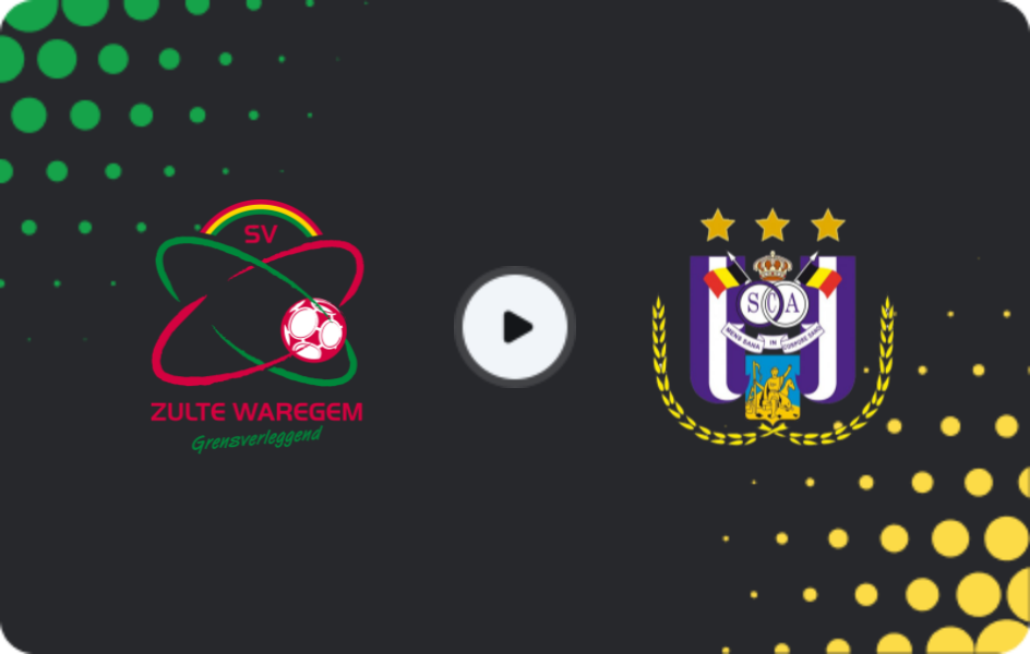 Where to watch Zulte Waregem — Anderlecht, Jupiler Pro League, 21.02.2026