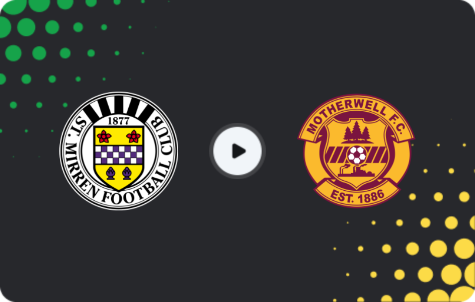 Where to watch St. Mirren — Motherwell, Premiership, 21.02.2026