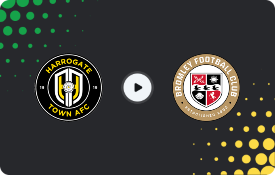 Where to watch Harrogate Town — Bromley, League Two, 21.02.2026