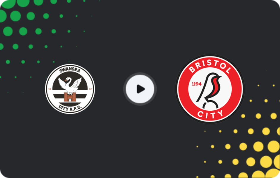 Where to watch Swansea — Bristol City, Championship, 21.02.2026