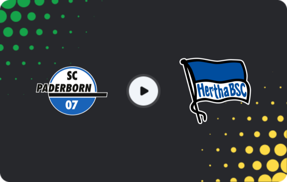 Where to watch Paderborn 07 — Hertha, 2. Bundesliga, 22.02.2026