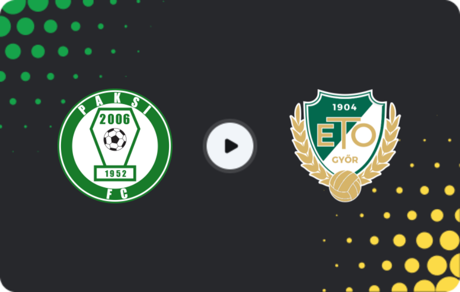 Where to watch Paks — Gyor, NB I, 21.02.2026