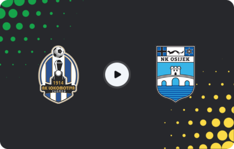 Where to watch Lokomotiva Zagreb — Osijek, HNL, 21.02.2026
