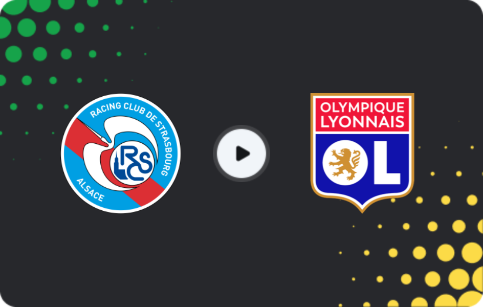 Where to watch Strasbourg — Lyon, Ligue 1, 22.02.2026