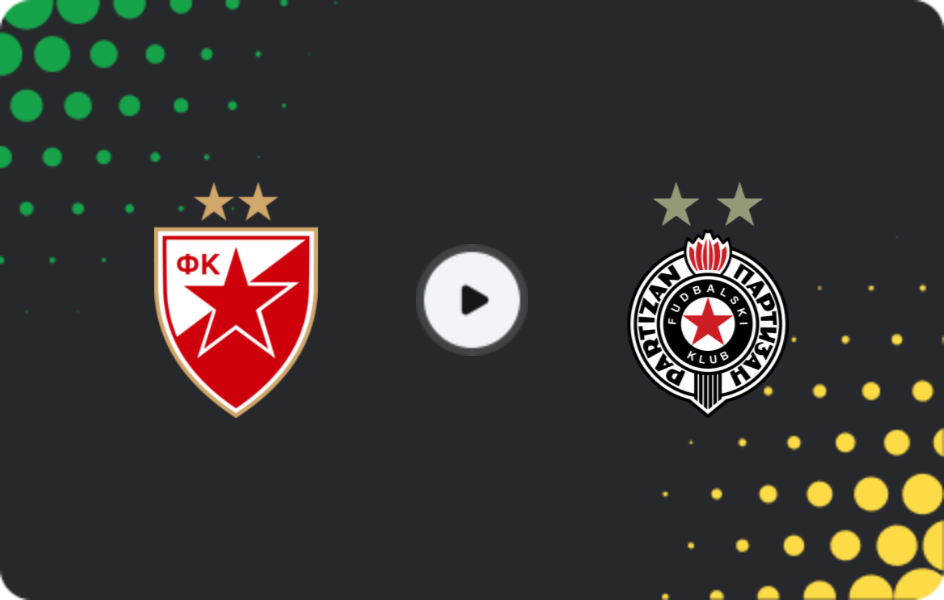 Where to watch Crvena Zvezda — Partizan, Super Liga, 21.02.2026