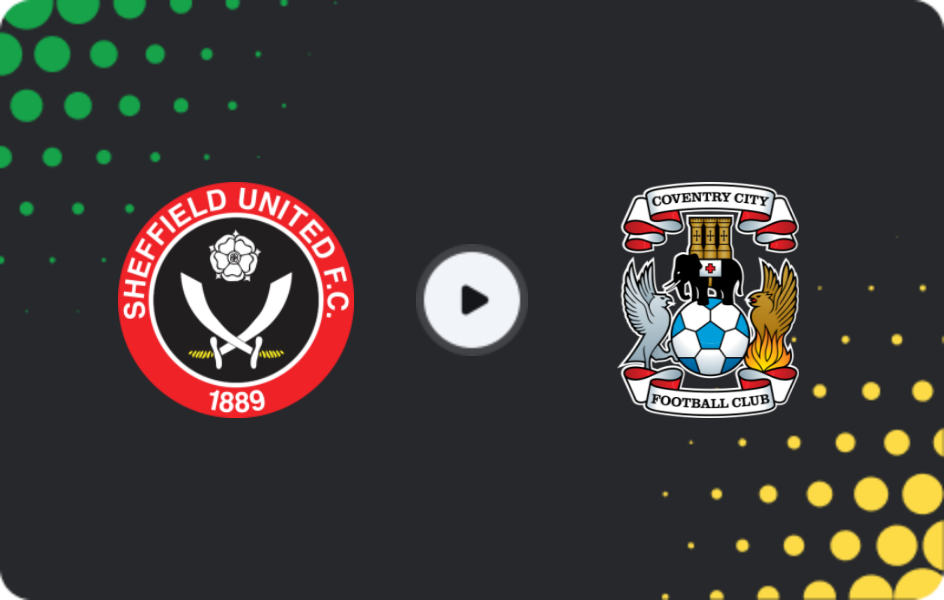 Where to watch Sheffield United — Coventry, Championship, 25.02.2026
