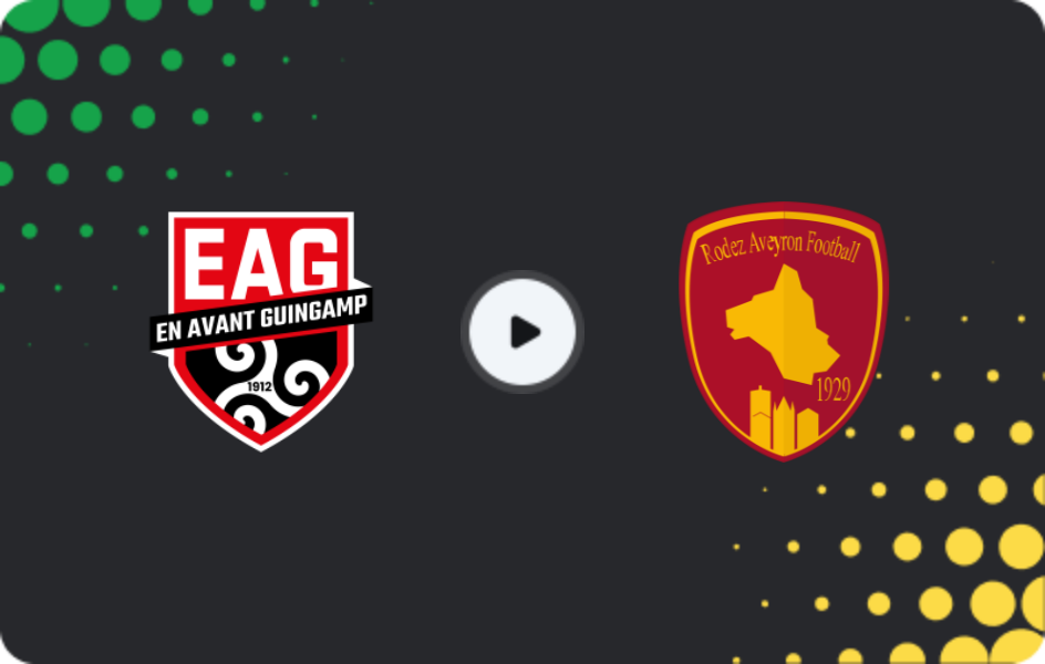 Where to watch Guingamp — Rodez, Ligue 2, 27.02.2026