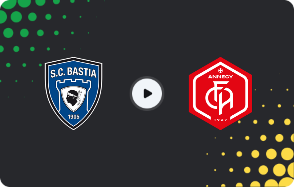 Where to watch Bastia — Annecy, Ligue 2, 27.02.2026