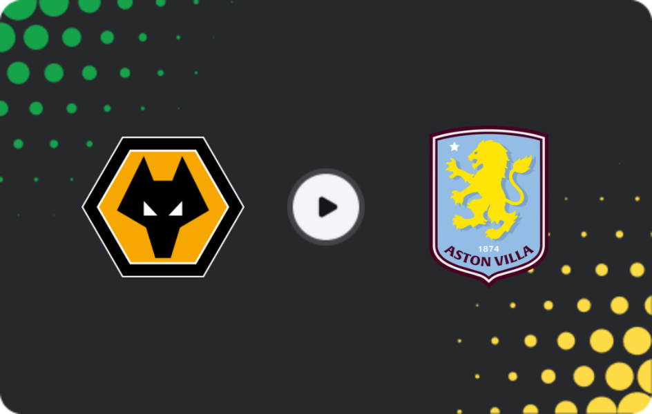 Where to watch Wolverhampton — Aston Villa, Premier League, 27.02.2026