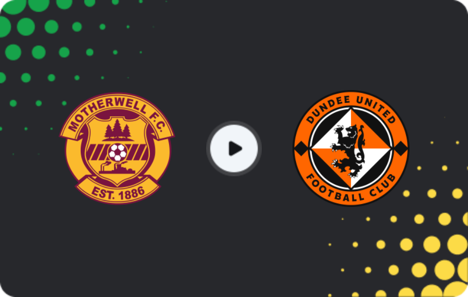 Where to watch Motherwell — Dundee United, Premiership, 28.02.2026