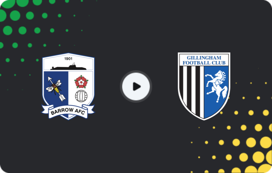 Where to watch Barrow — Gillingham, League Two, 28.02.2026